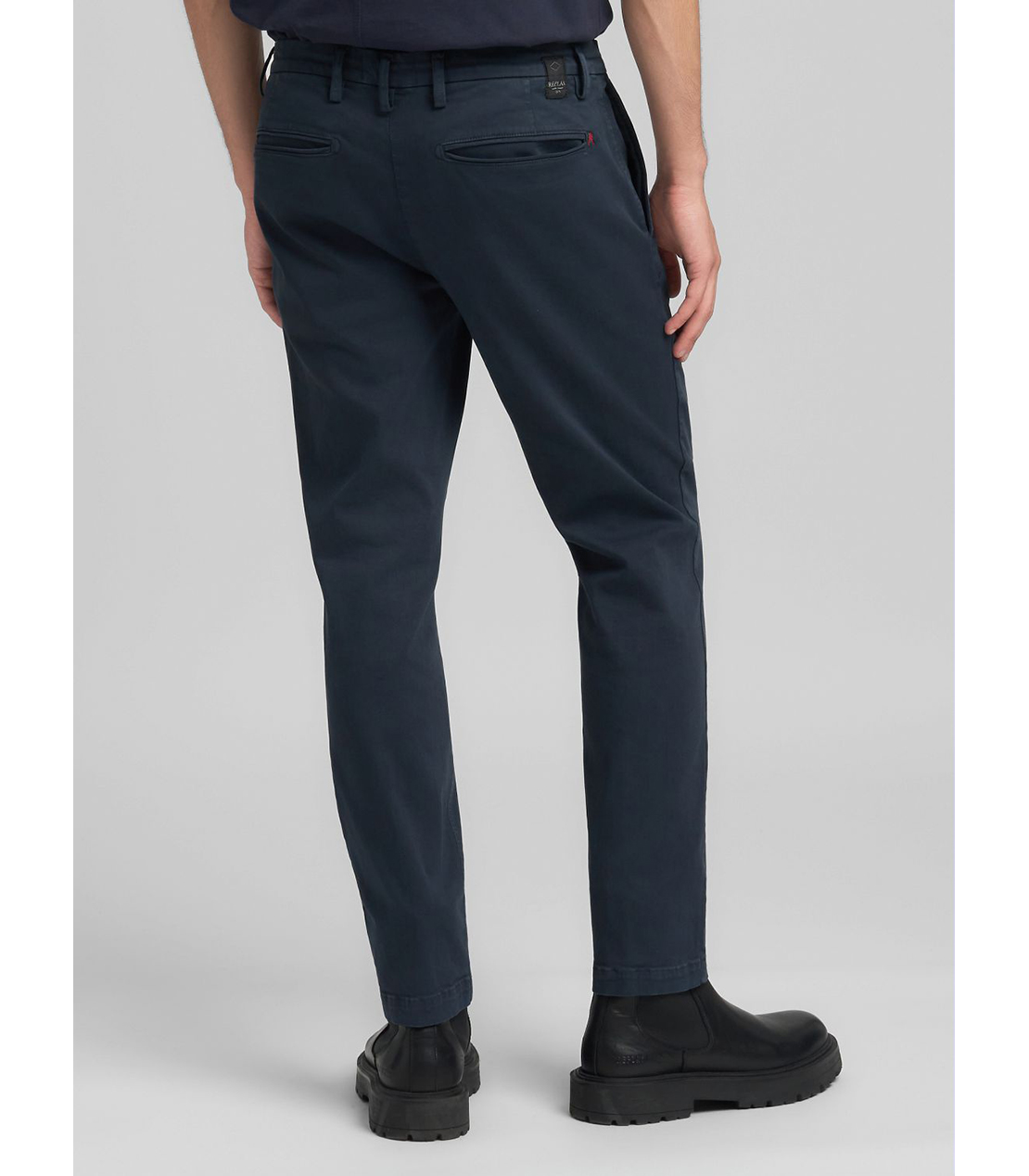 レギュラースリムBENNI Hyperflex Color スーパーストレッチチノパンツ 詳細画像 ネイビー 3